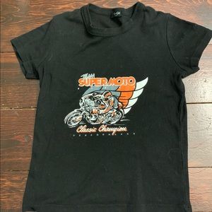 Brandy Black Super Moro Graphic Tee